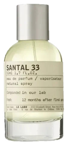 Le Labo Santal 33 parfüm şişesi