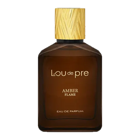 Lou De Pre Amber Flame perfume bottle