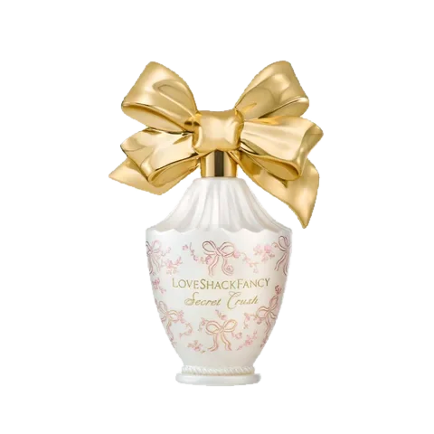 LoveShackFancy Secret Crush parfüm şişesi