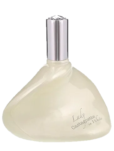 Lulu Castagnette In White perfume bottle