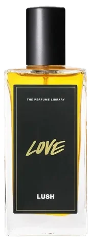 Lush Love parfüm şişesi
