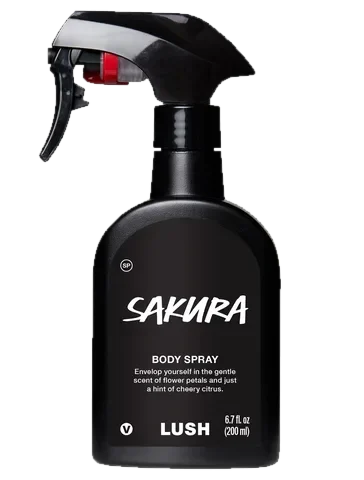 Lush Sakura perfume bottle