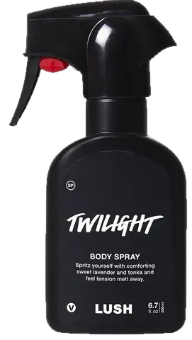 Lush Twilight Body Spray parfüm şişesi