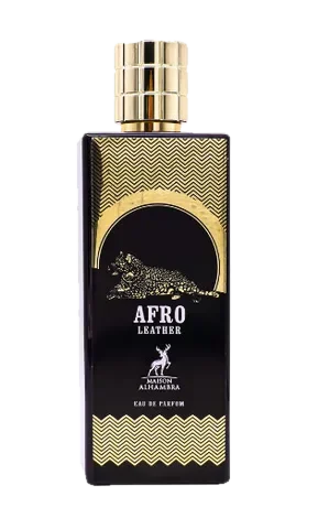 Maison Alhambra Afro Leather perfume bottle