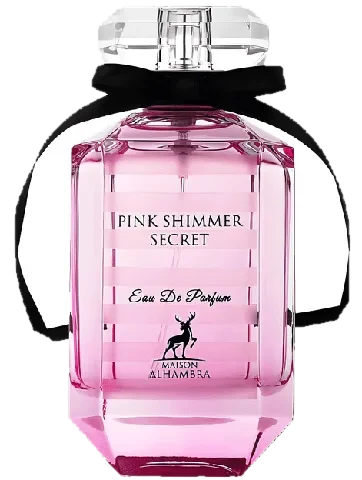 Maison Alhambra Pink Shimmer Secret parfüm şişesi
