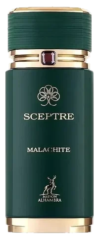 Maison Alhambra Sceptre Malachite perfume bottle