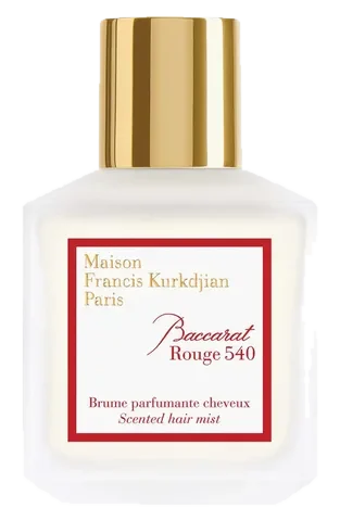 Maison Francis Kurkdjian Baccarat Rouge 540 Scented Hair Mist perfume bottle