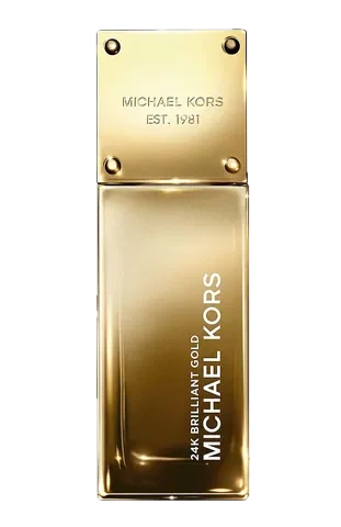 Michael Kors 24K Brilliant Gold perfume bottle