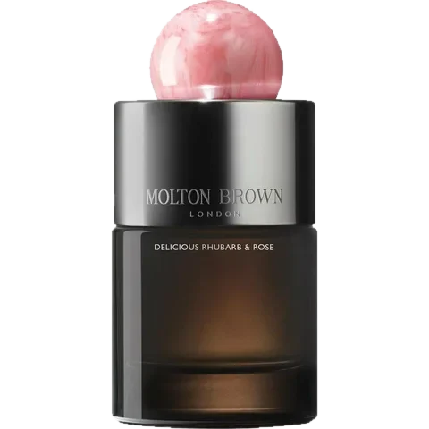 Molton Brown Delicious Rhubarb & Rose Eau de Parfum perfume bottle
