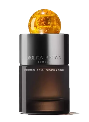 Molton Brown Mesmerising Oudh Accord & Gold Eau de Parfum perfume bottle