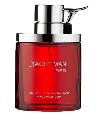 Myrurgia Yacht Man Red perfume bottle