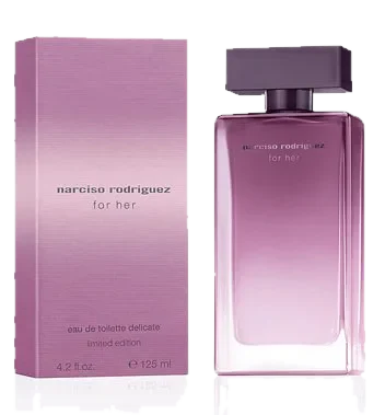 Narciso Rodriguez For Her Eau de Toilette Delicate Limited Edition perfume bottle