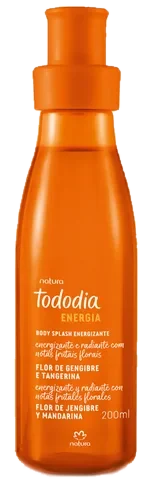 Natura Energia Flor de Gengibre e Tangerina perfume bottle
