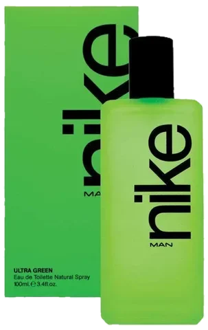 Nike Ultra Green Man perfume bottle