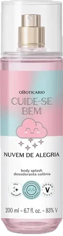 O Boticário Cuide-se Bem Nuvem de Alegria O Boticário perfume bottle
