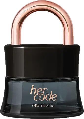 O Boticário Her Code O Boticário perfume bottle