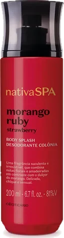 O Boticário Morango Ruby O Boticário parfüm şişesi