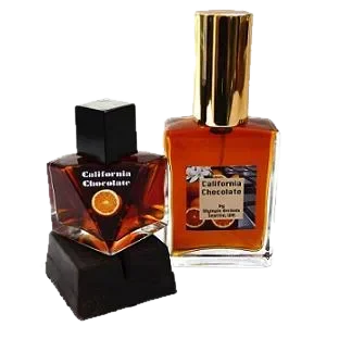 Olympic Orchids Artisan Perfumes California Chocolate perfume bottle