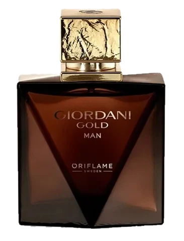 Oriflame Giordani Gold Man perfume bottle