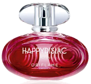 Oriflame Happydisiac Woman perfume bottle