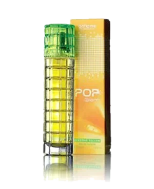 Oriflame Pop Glam Electric Yellow perfume bottle
