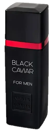 Paris Elysees Black Caviar perfume bottle