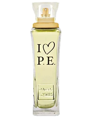 Paris Elysees I love P. E. perfume bottle