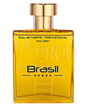 Paris Elysees Vodka Brasil Yellow perfume bottle