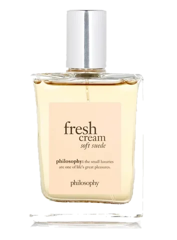 Philosophy Fresh Cream Soft Suede perfume bottle