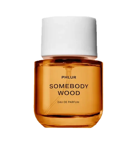 Phlur Somebody Wood perfume bottle