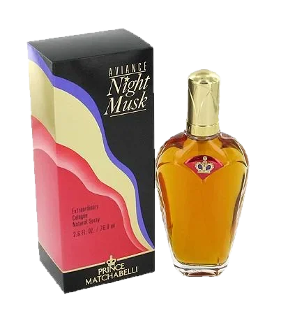 Prince Matchabelli Aviance Night Musk perfume bottle