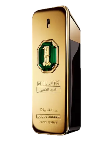 Rabanne 1 Million Golden Oud perfume bottle