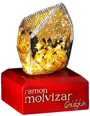 Ramon Molvizar Goldskin perfume bottle