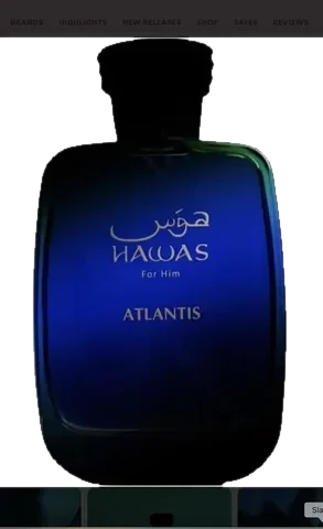 Rasasi Hawas Atlantis perfume bottle