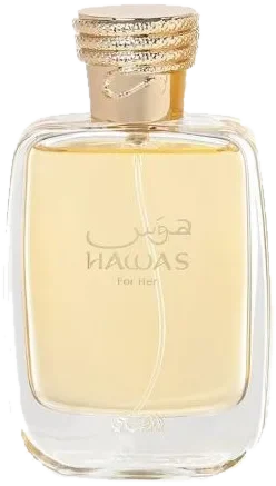 Rasasi Hawas for Her perfume bottle