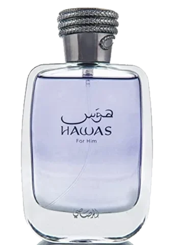 Rasasi Hawas for Him perfume bottle