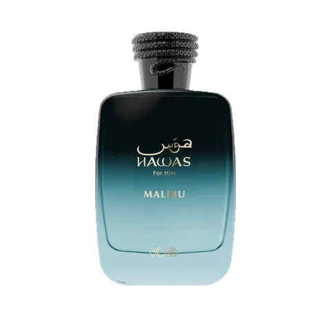 Rasasi Hawas Malibu perfume bottle