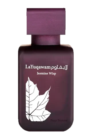 Rasasi La Yuqawam Jasmine Wisp perfume bottle