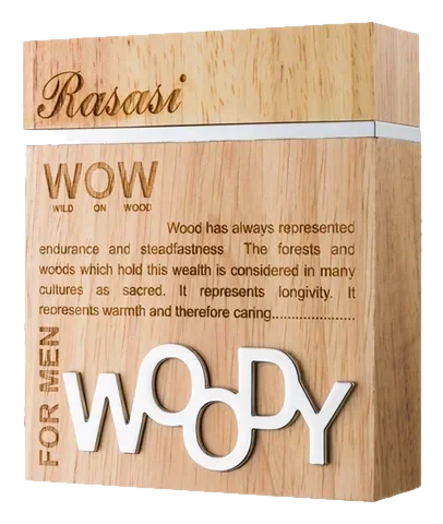 Rasasi Woody parfüm şişesi