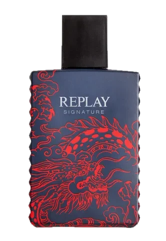 Replay Signature Red Dragon perfume bottle