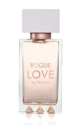 Rihanna Rogue Love parfüm şişesi