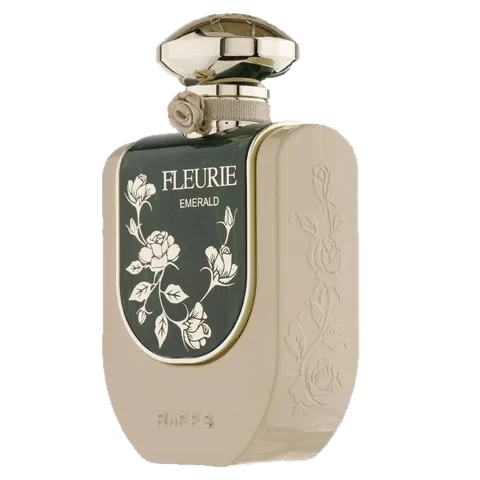 Riiffs Perfumes Fleurie Emerald Green perfume bottle