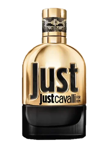 Roberto Cavalli Just Cavalli Gold for Him parfüm şişesi