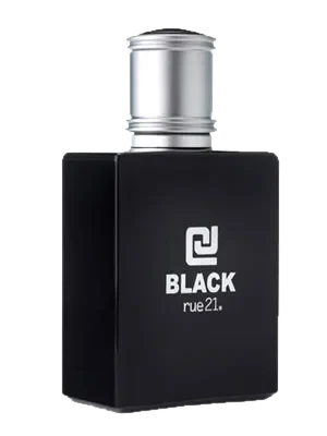 Rue21 CJ Black perfume bottle