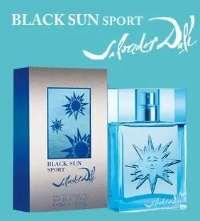 Salvador Dali Black Sun Sport parfüm şişesi