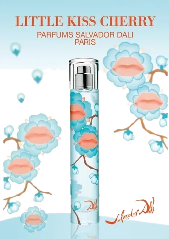 Salvador Dali Little Kiss Cherry perfume bottle