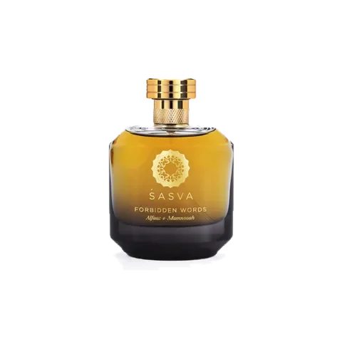 Sasva Forbidden Words Alfaaz-e-Mamnooah perfume bottle