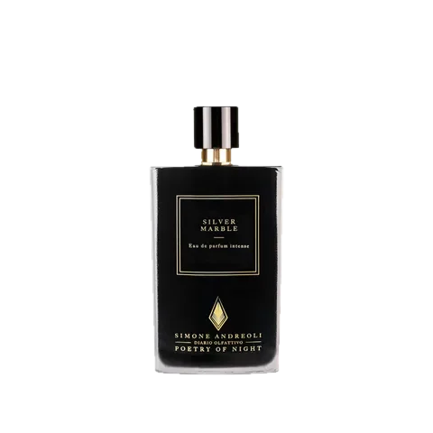 Simone Andreoli Silver Marble perfume bottle