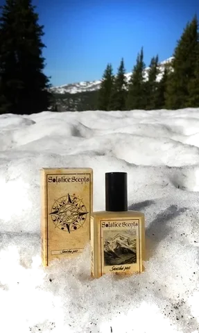 Solstice Scents Snowshoe Pass perfume bottle
