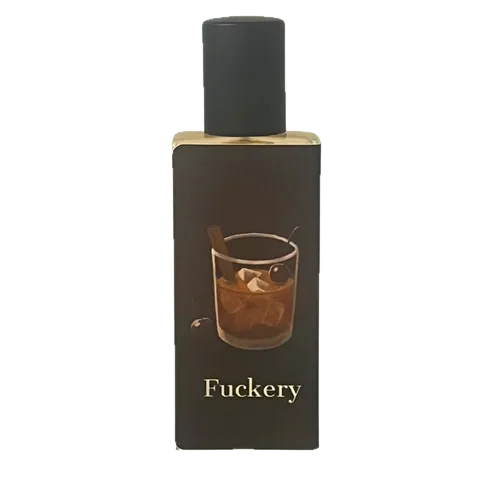 Sorce Fuckery perfume bottle
